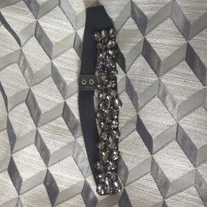 Rhinestone elastic belt